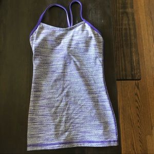 Lululemon Purple Aspen tank, size 4